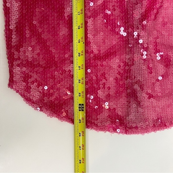 More To Come Wyatt Button Down Top in Hot Pink Size XXS - Picture 8 of 8